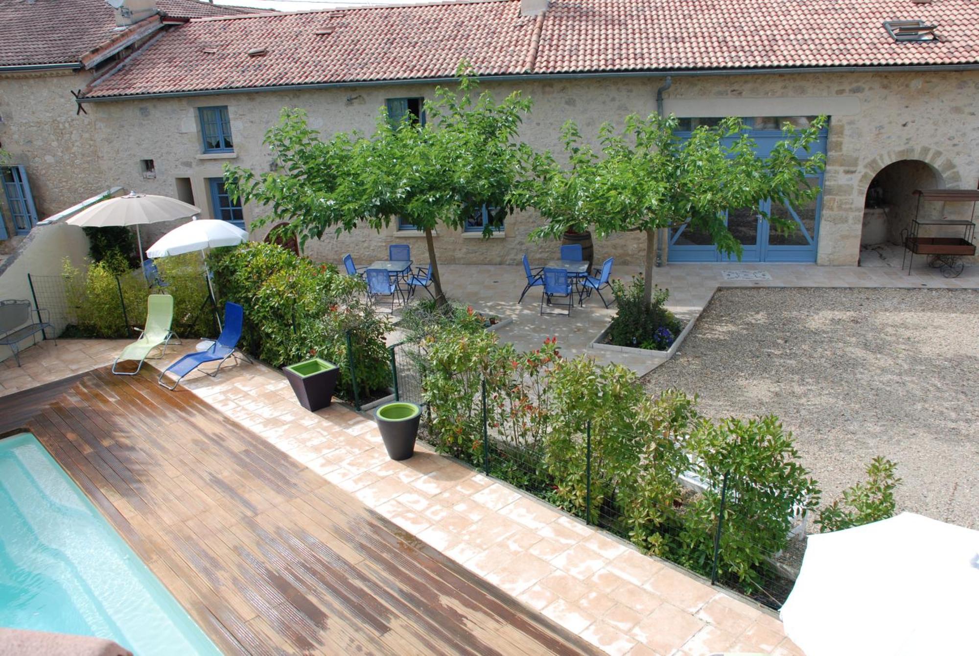 Chambres D'Hotes Du Clos Semper Felix Sainte-Bazeille Exteriör bild