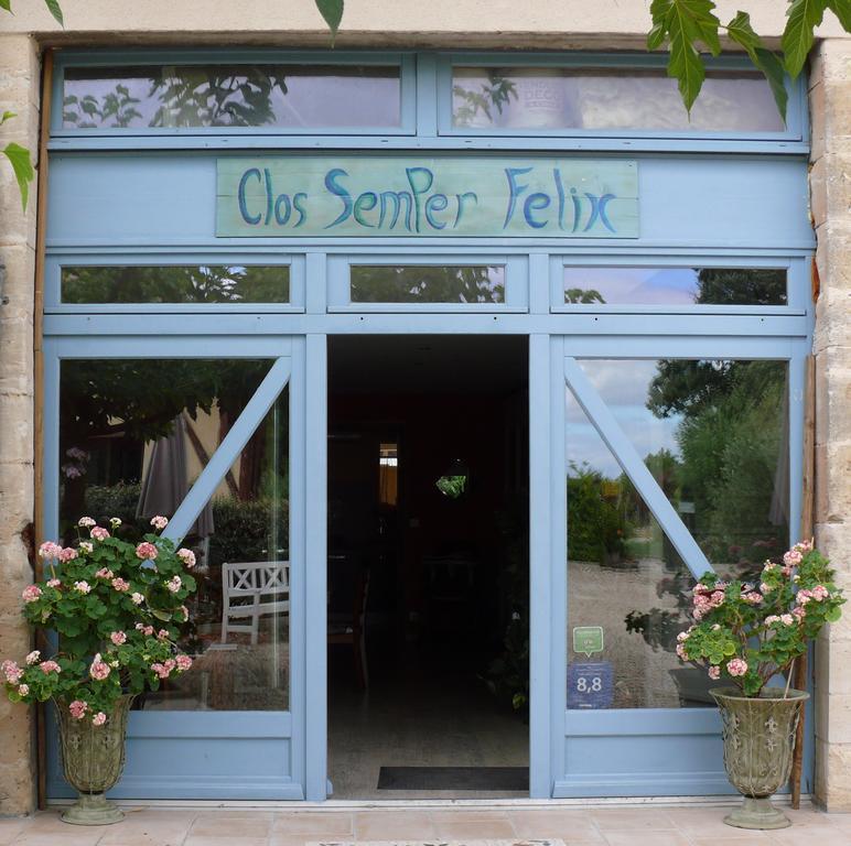 Chambres D'Hotes Du Clos Semper Felix Sainte-Bazeille Exteriör bild