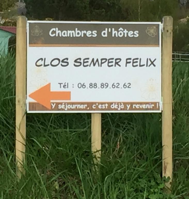 Chambres D'Hotes Du Clos Semper Felix Sainte-Bazeille Exteriör bild